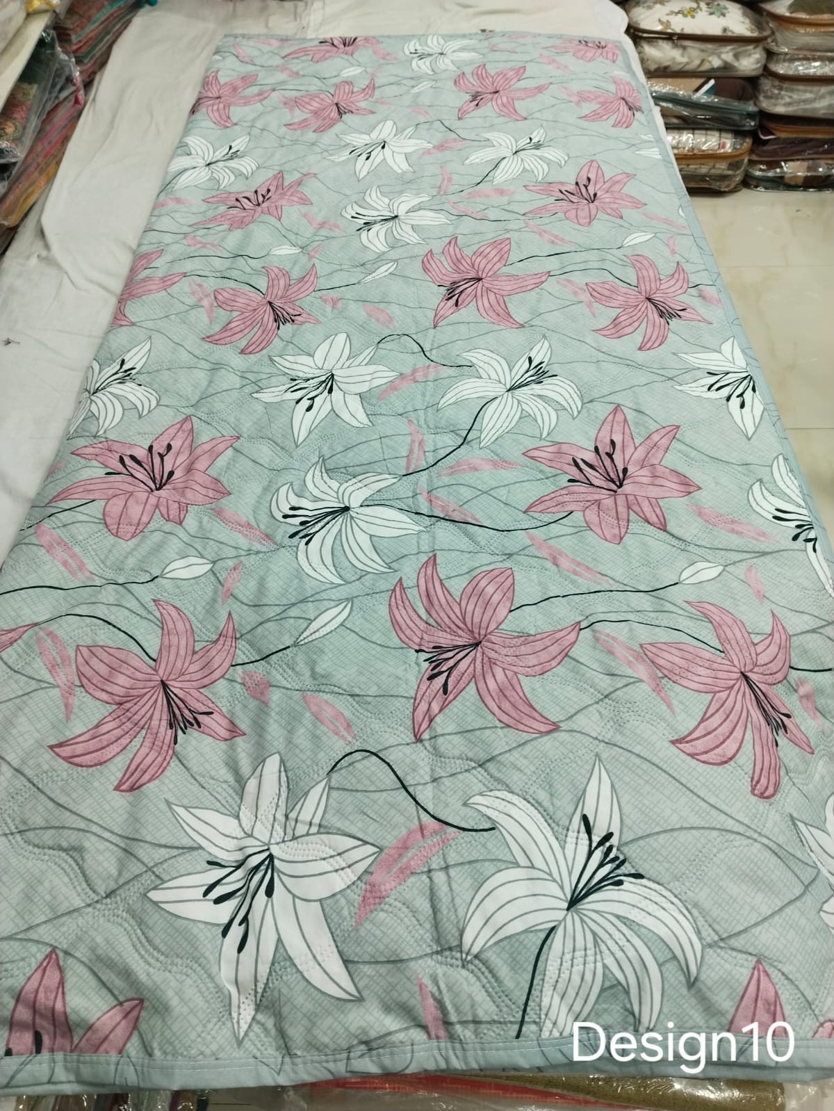 Double Bed Comforter 90x100 Inches | Pure Cotton Quilted AC Blanket | Lightweight All Season Comforter with Bag Packing