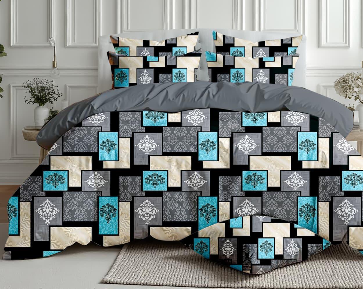 Salsa Premium Double Bedsheet with 2 Pillow Covers (90×100 Inch) – Minimal & Floral Designer Prints
